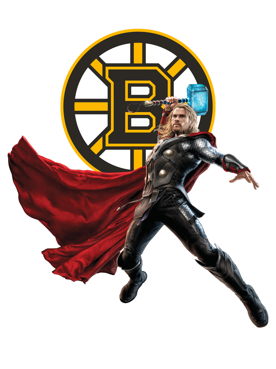 Boston Bruins Thor Logo vinyl decal